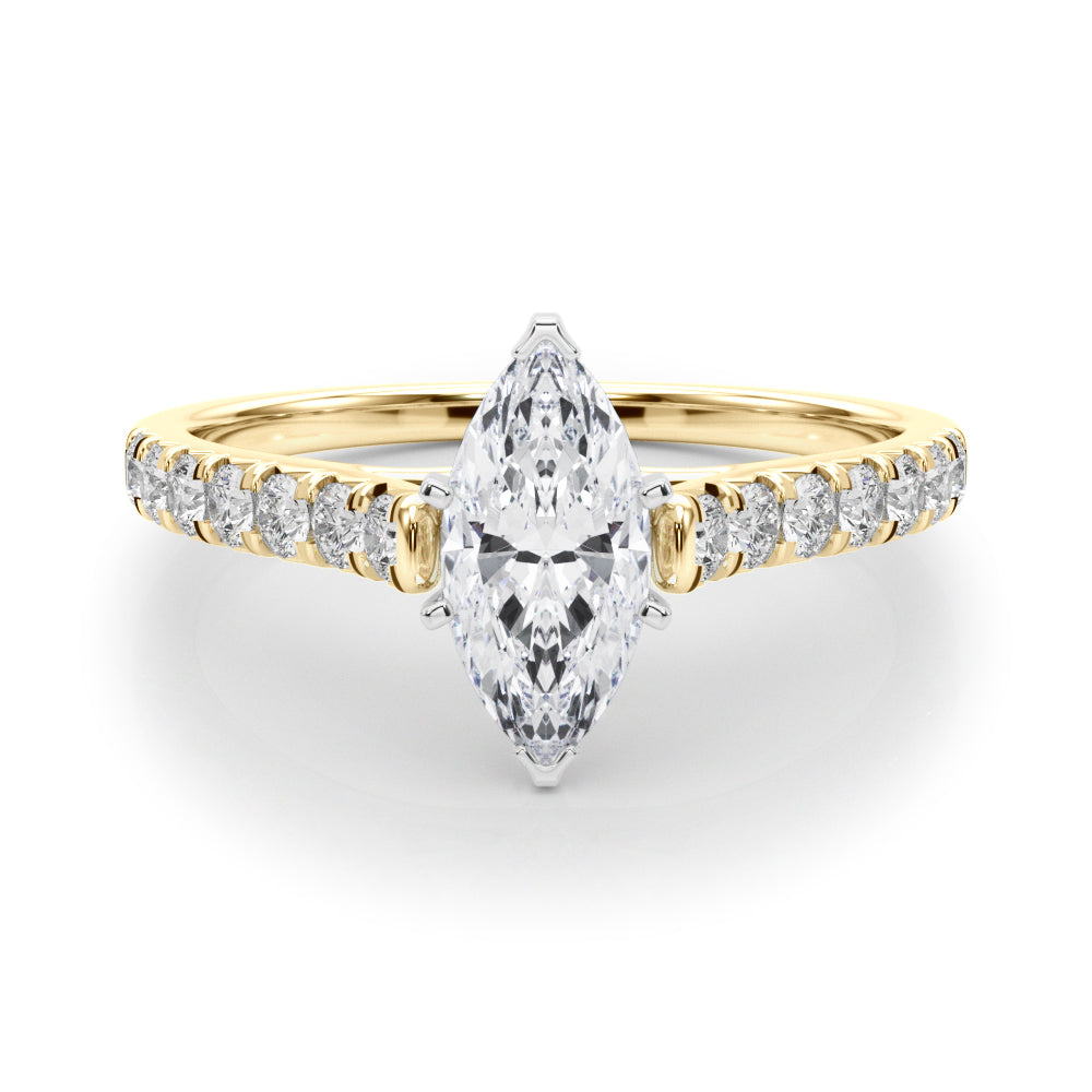 Marquise Traditional Cathedral 4-Prong Setting