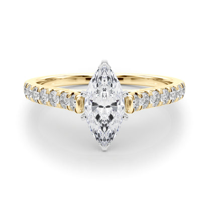 Marquise Traditional Cathedral 4-Prong Setting