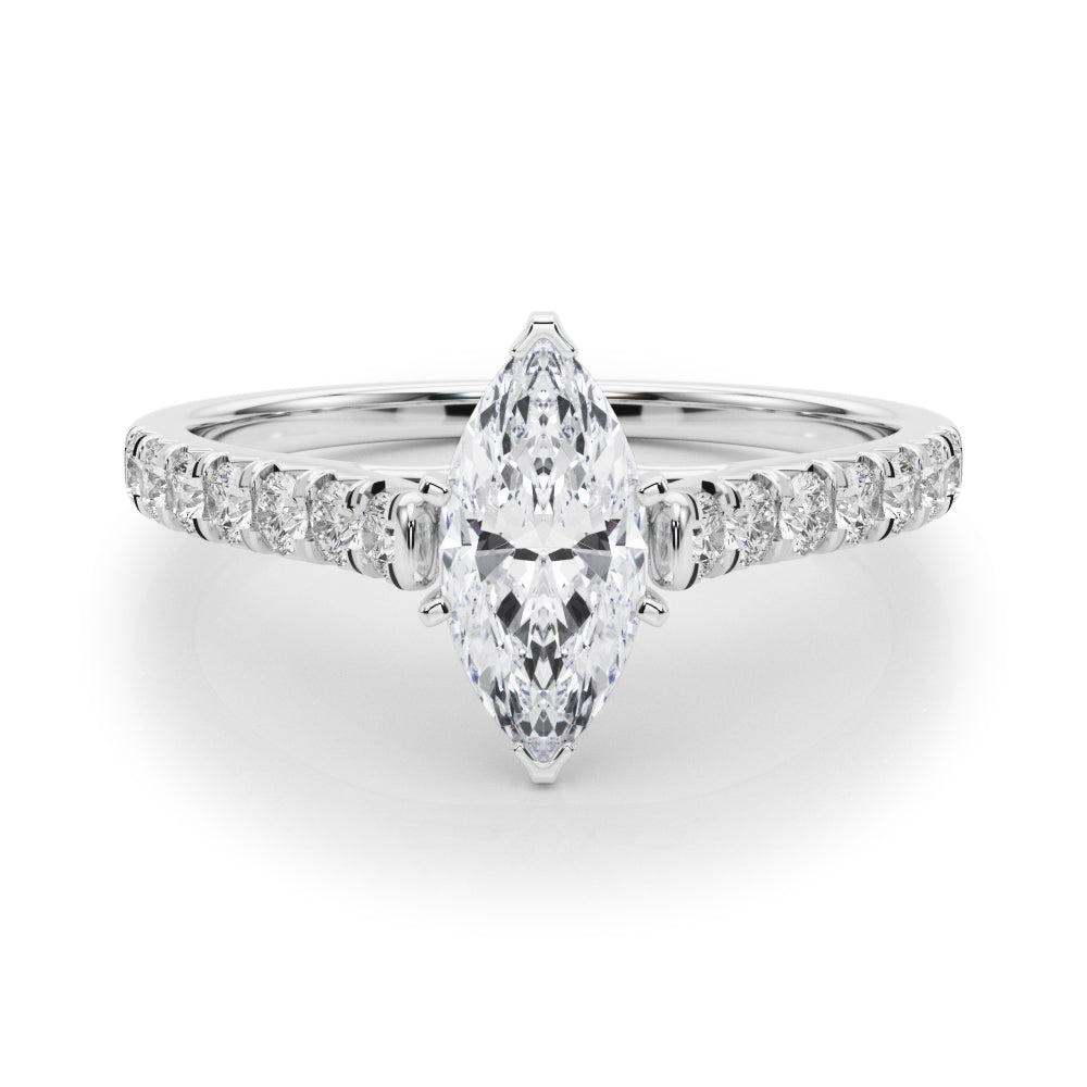 Marquise Traditional Cathedral 4-Prong Setting