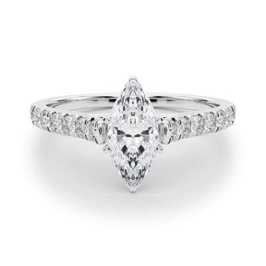 Marquise Traditional Cathedral 4-Prong Setting