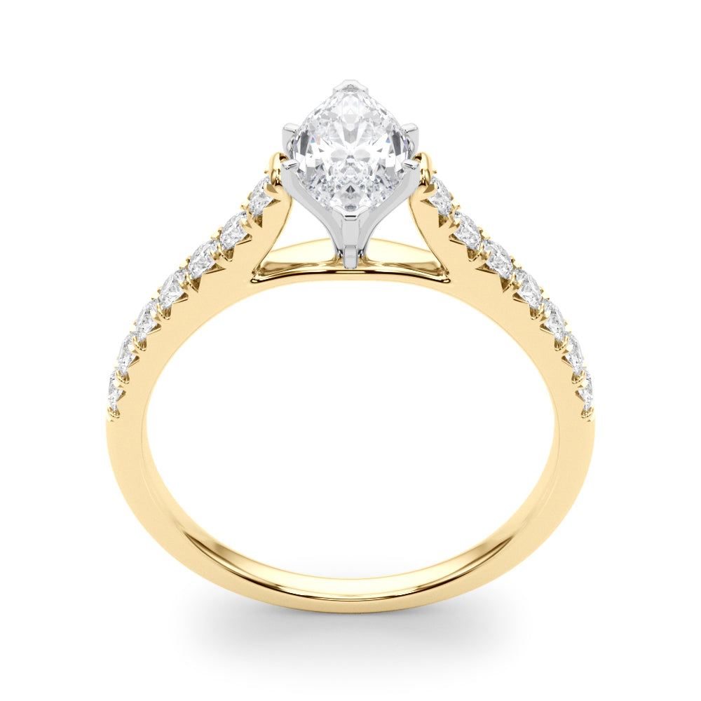 Marquise Traditional Cathedral 4-Prong Setting