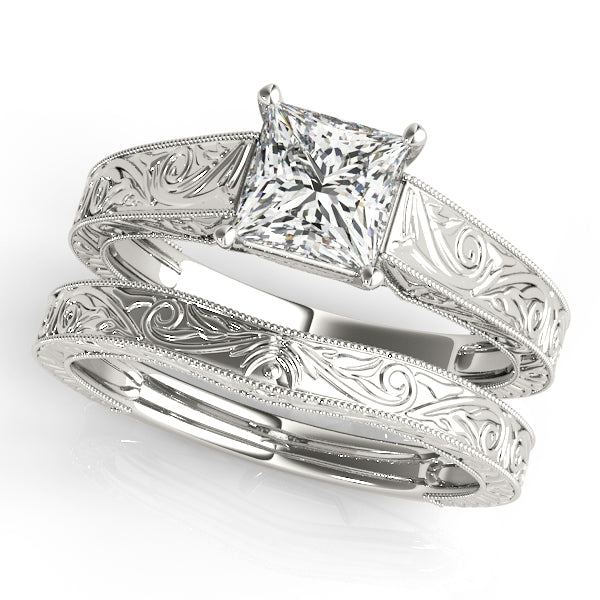 Princess Cathedral Pattern Solitaire Setting