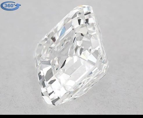 0.91 Carat Asscher Diamond