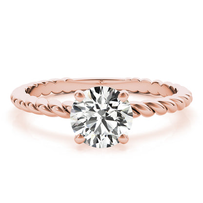Round Twirl Solitaire Setting
