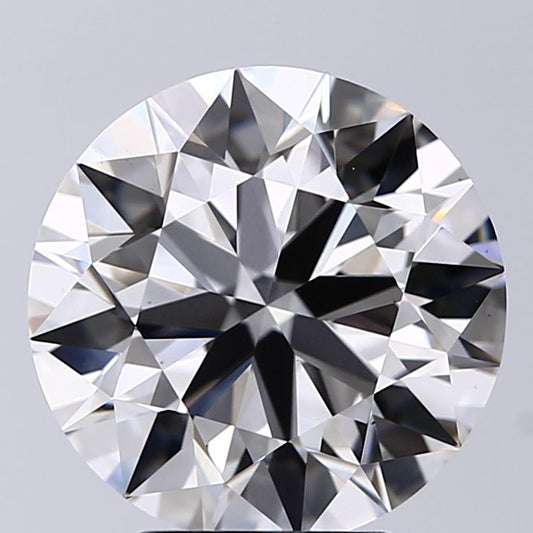 3.87 Carat Round Lab Grown Diamond