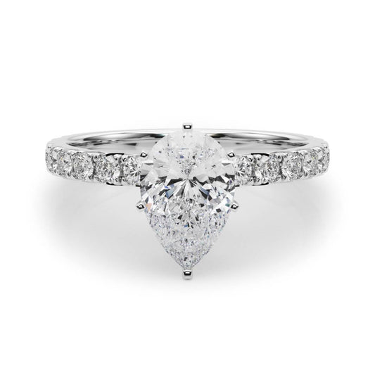 Pear Traditional 4-Prong Setting