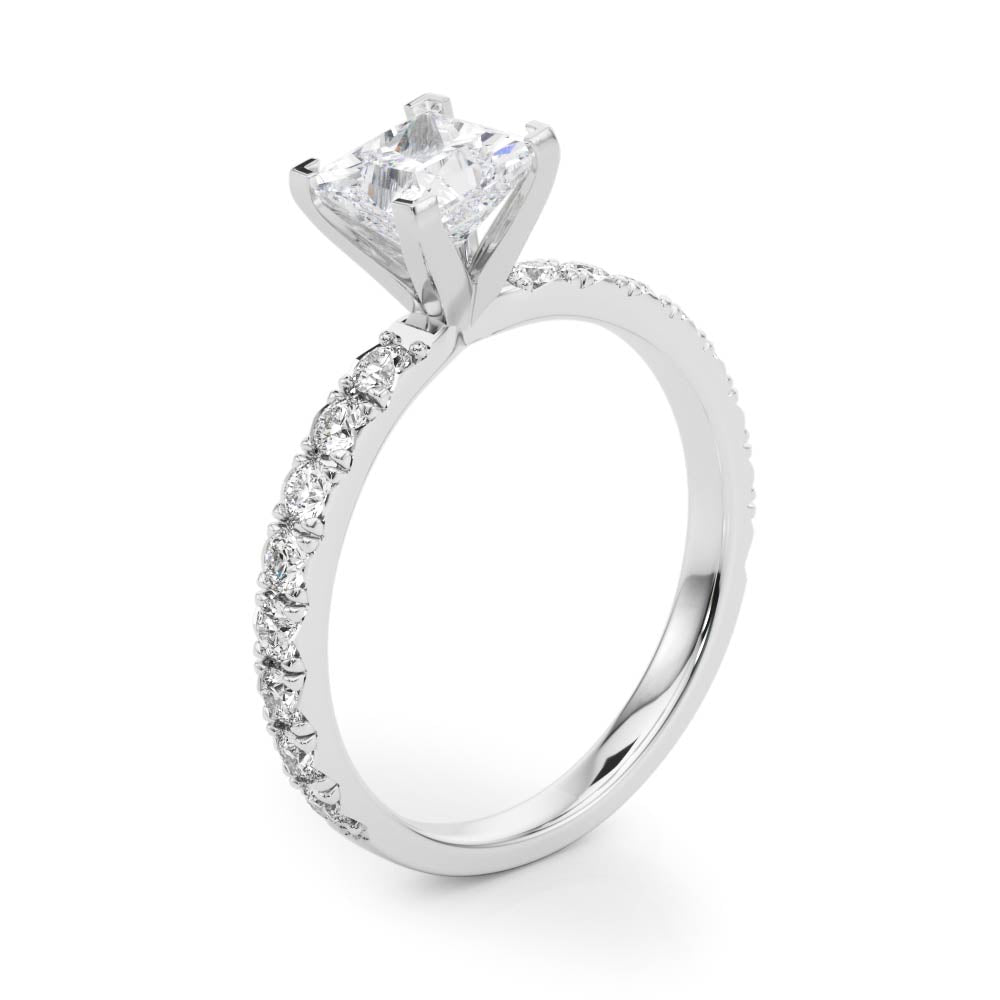 Princess Traditional 4-Prong Setting