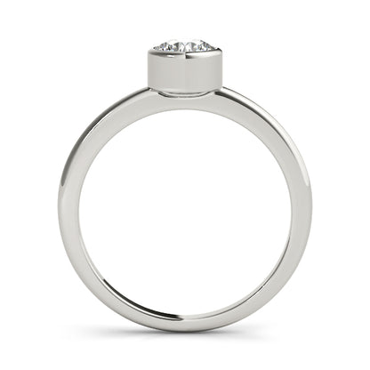 Round Bezel Set Solitaire Setting