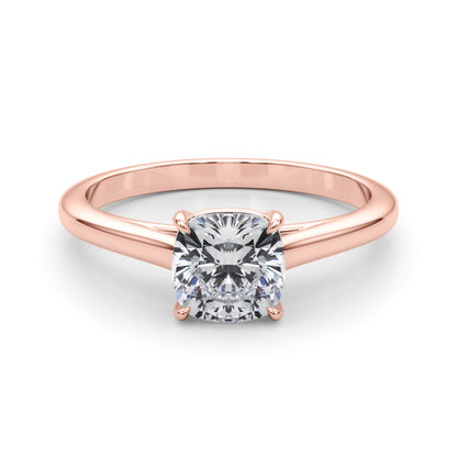 Cushion Petite Cathedral 4-Prong Solitaire Setting