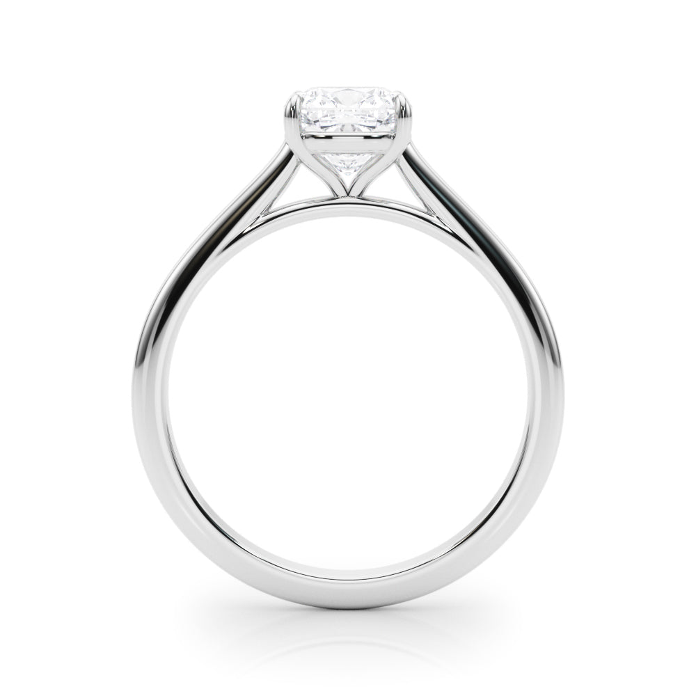 Cushion Petite Cathedral 4-Prong Solitaire Setting