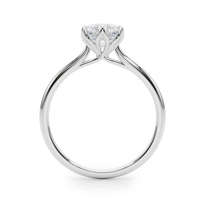 Round Flower Basket 6-Prong Solitaire Setting