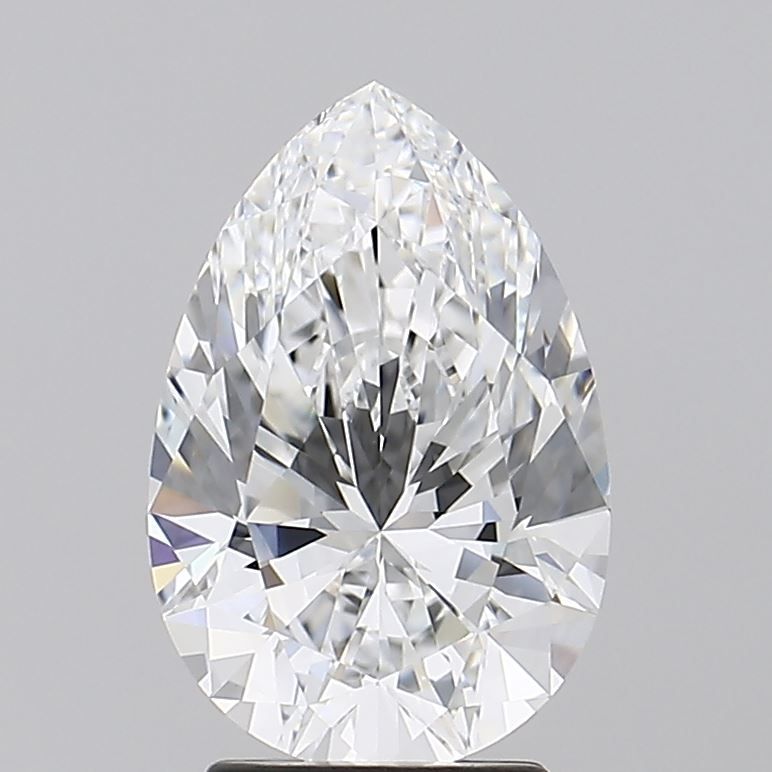 3.00 Carat Pear IGI Labgrown Diamond, With Certificate ID LG464118429