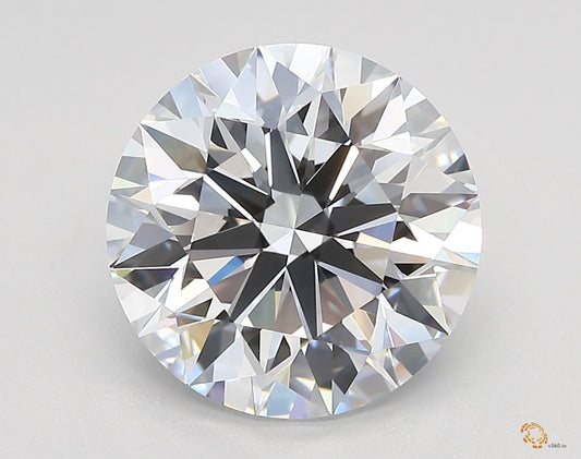 4.63 Carat Round IGI Labgrown Diamond, With Certificate ID LG570366081