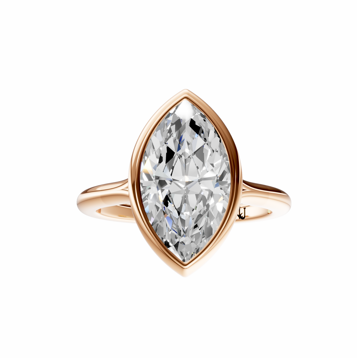 Marquise Vintage Bezel Solitaire Setting