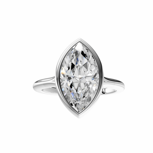 Marquise Vintage Bezel Solitaire Setting