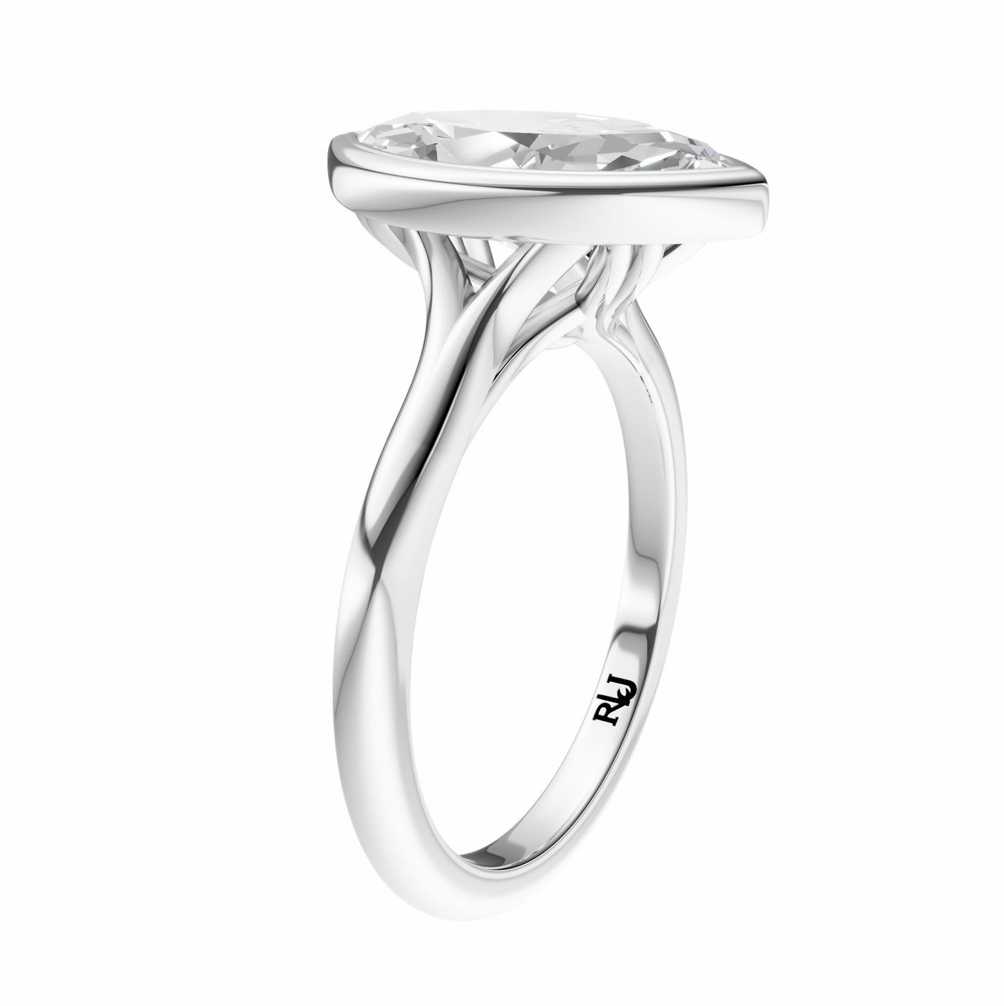 Marquise Vintage Bezel Solitaire Setting