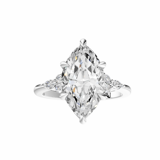 Marquise Cluster Elegance Setting