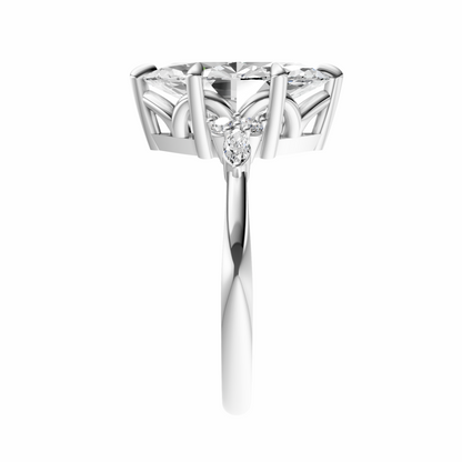 Marquise Cluster Elegance Setting