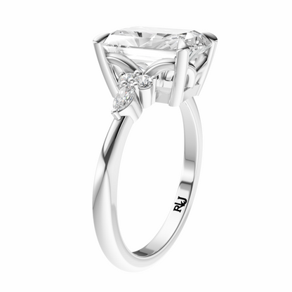 Radiant Cluster Elegance Setting