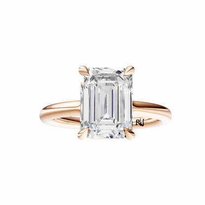 Emerald Deleted Bridge Solitaire Setting