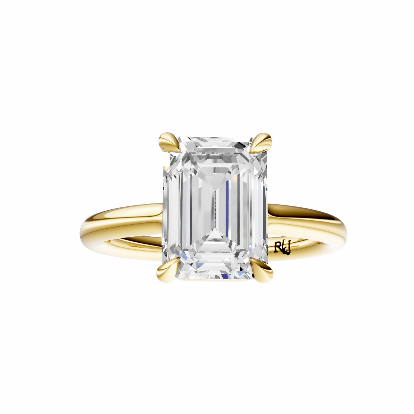Emerald Deleted Bridge Solitaire Setting