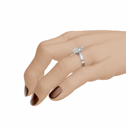 Marquise European Cathedral Solitaire Setting