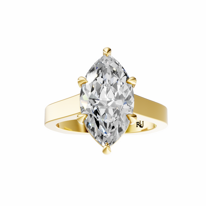 Marquise European Cathedral Solitaire Setting