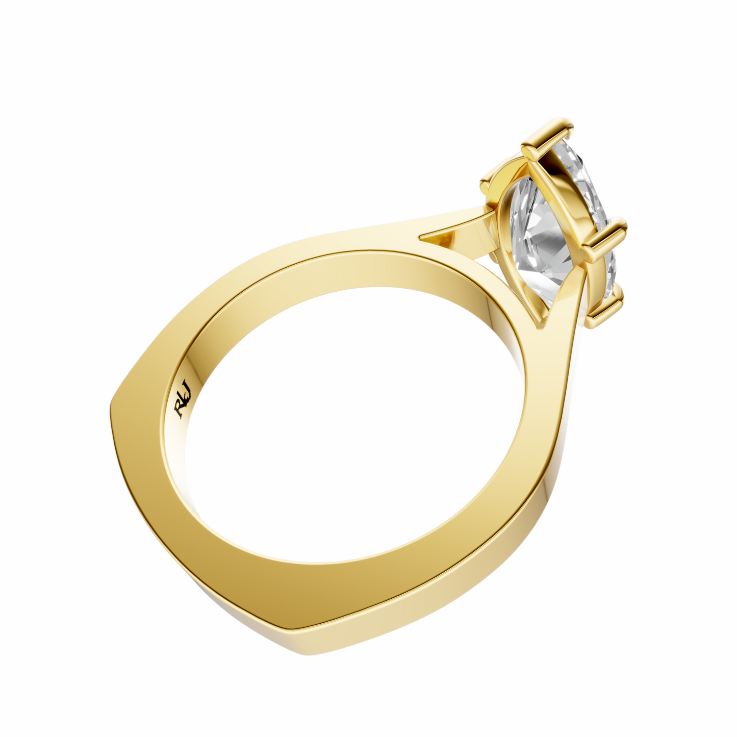 Marquise European Cathedral Solitaire Setting