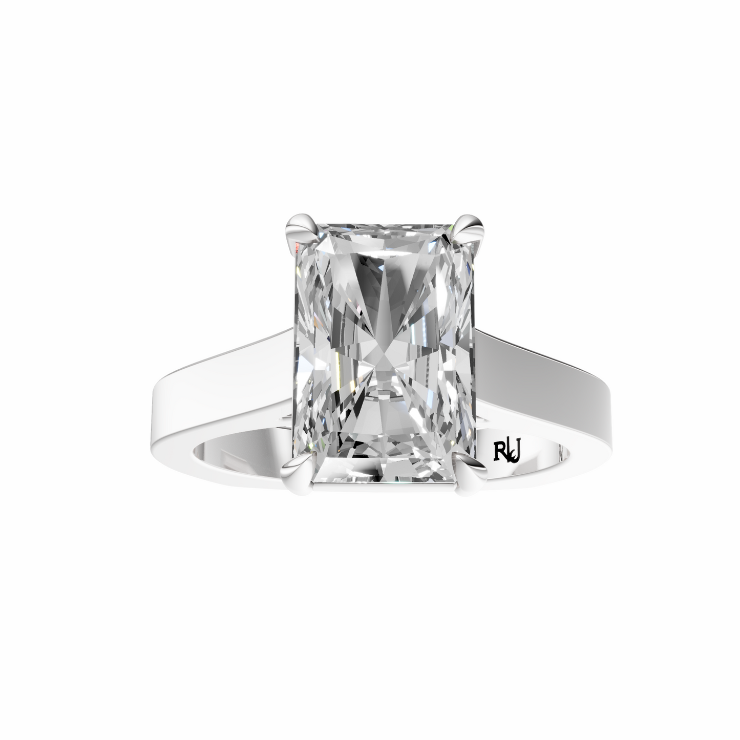 Radiant European Cathedral Solitaire Setting