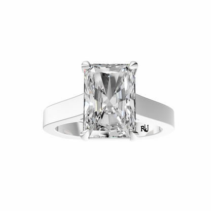 Radiant European Cathedral Solitaire Setting