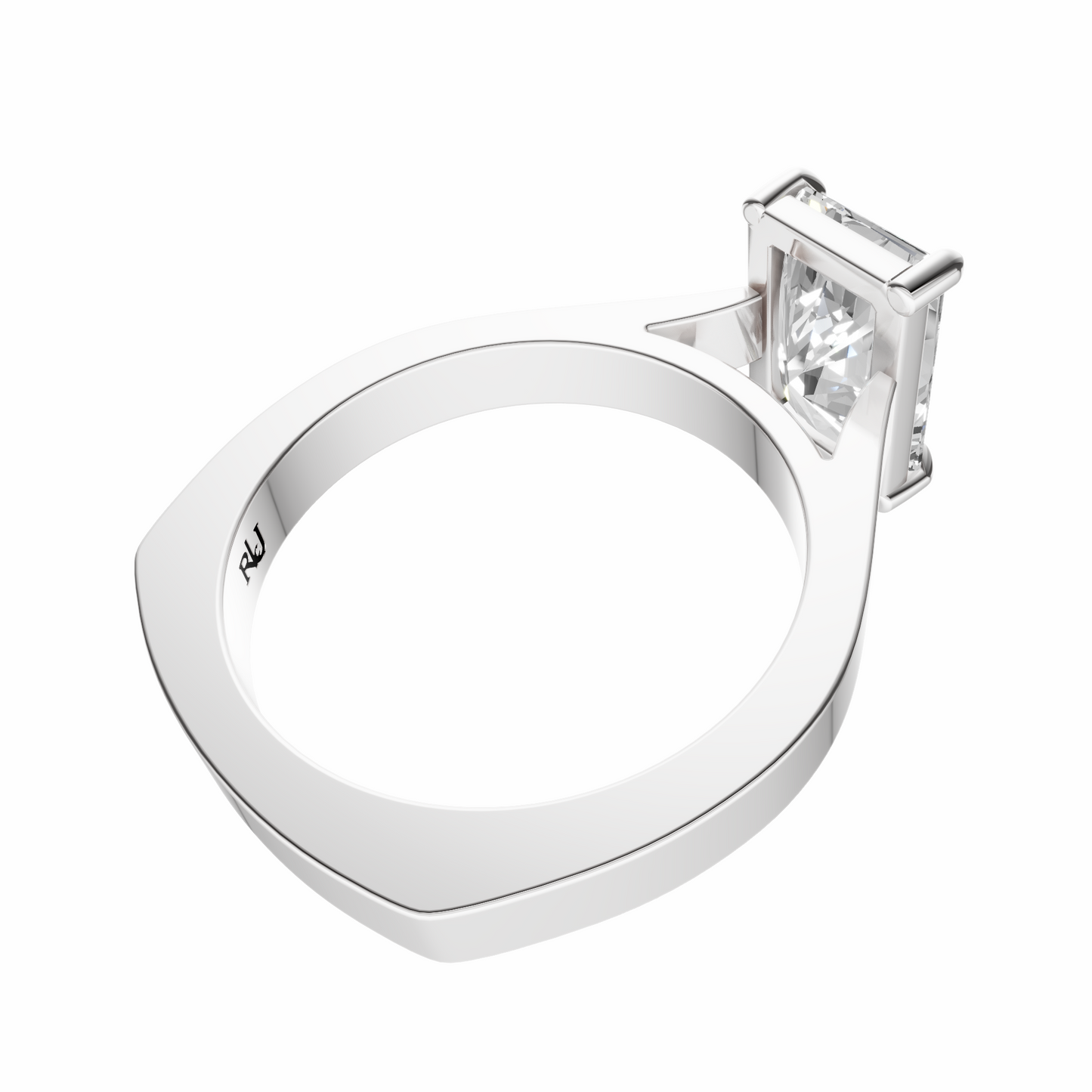 Radiant European Cathedral Solitaire Setting