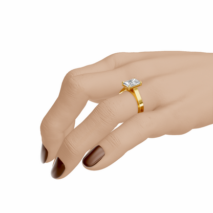 Radiant European Cathedral Solitaire Setting