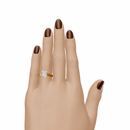 Radiant European Cathedral Solitaire Setting