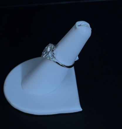 2.01ct Marquise E VS1 Lab Diamond 14kt White Gold Engagement Ring RGF-703