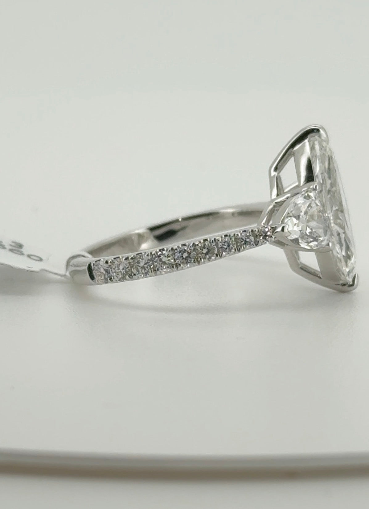 2.01ct Marquise E VVS2 Lab Diamond 14kt White Gold Ring SA5656R-13.3x6.5-1