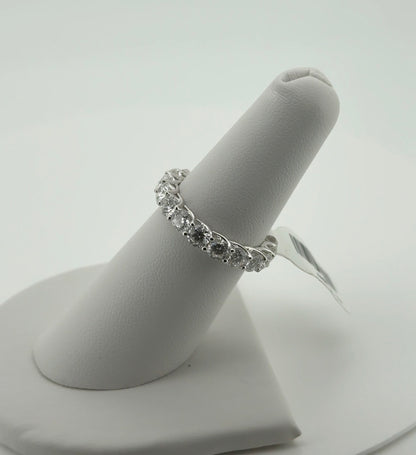 3.38ctw Round Lab Diamond Eternity Band  SA5876R-3.6
