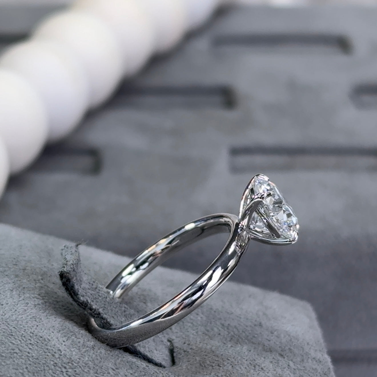 2.02 Carat Round Lab Diamond Timeless Solitaire Ring