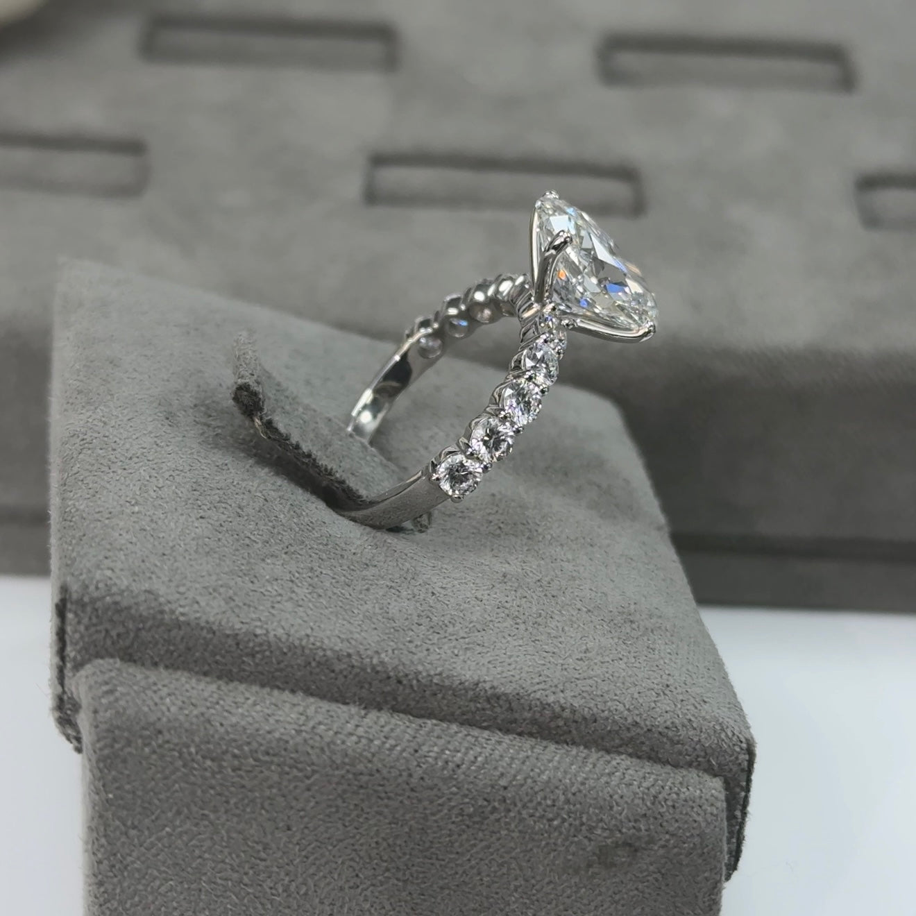 4.04 Carat Oval Elegant Broadway Traditional Diamond Ring