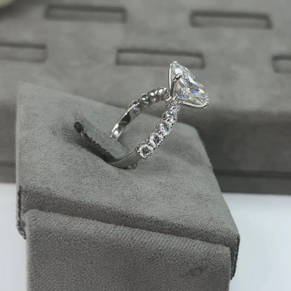 4.04 Carat Oval Elegant Broadway Traditional Diamond Ring