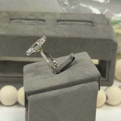 3.06 Carat Marquise Lab Diamond Traditional Elegance Hidden Halo Setting