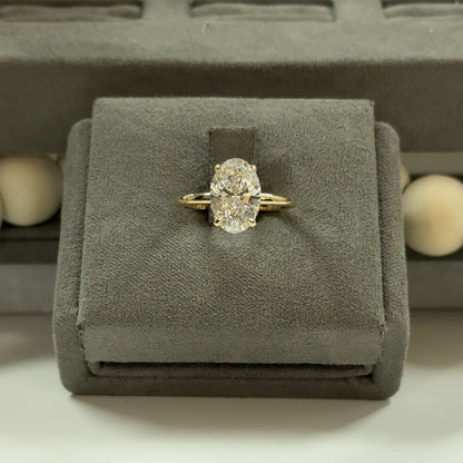 3.03 Carat Oval Lab Diamond Ring #LG696555932