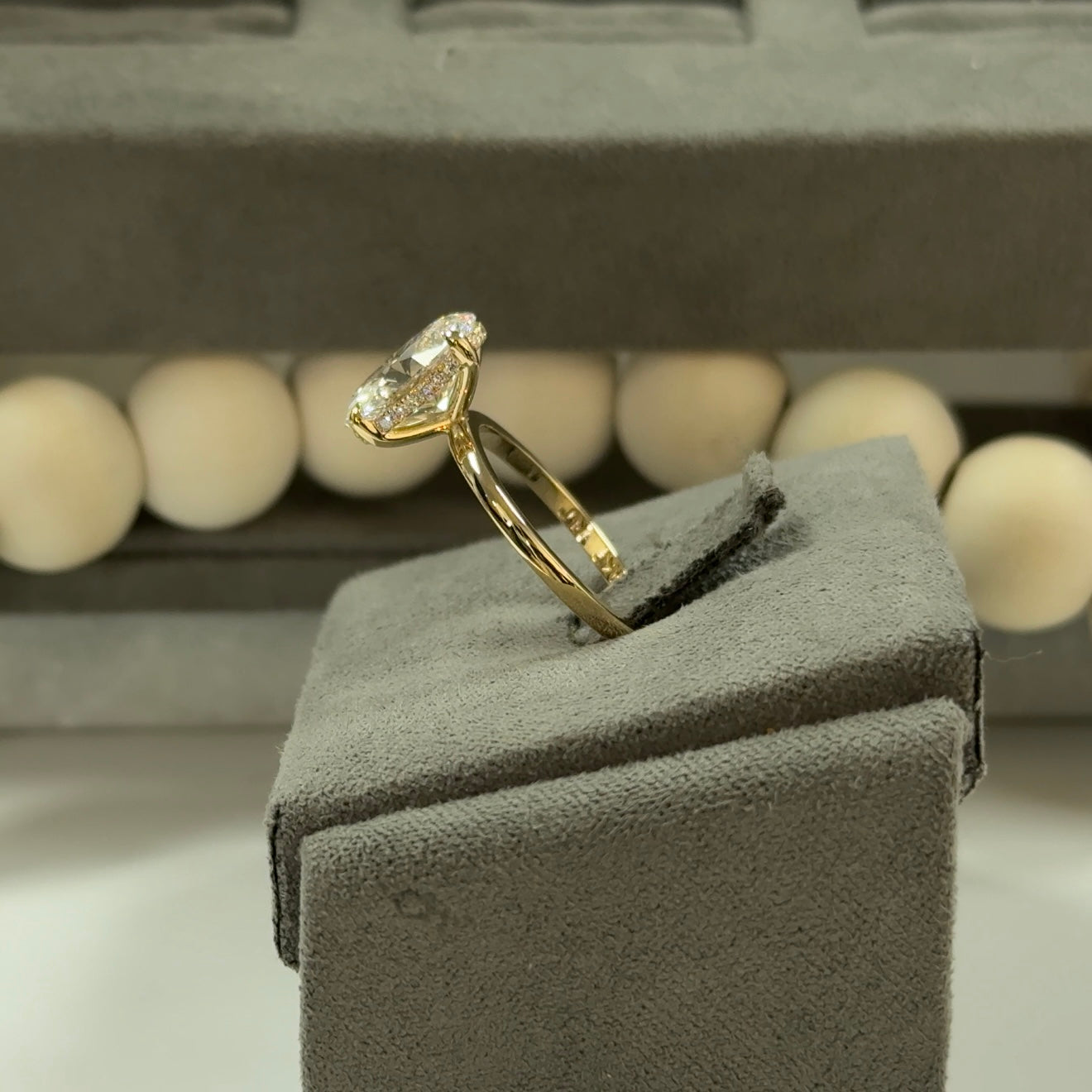 3.03 Carat Oval Lab Diamond Ring #LG696555932