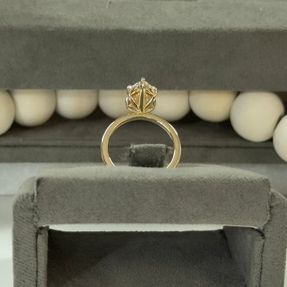 2.57 Carat Marquise Lab Diamond Elegant Solitaire Ring