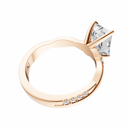 Emerald Infinity Accented Setting