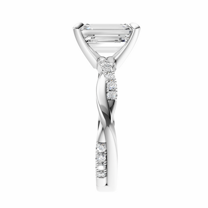 Emerald Infinity Accented Setting