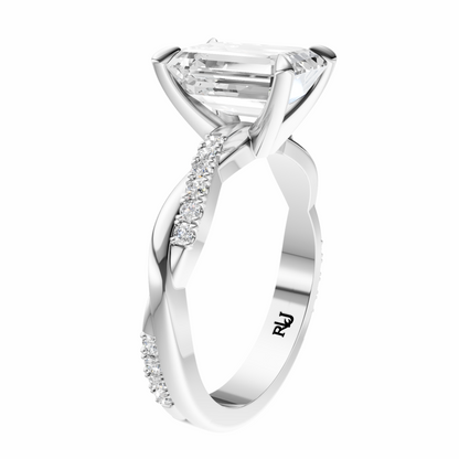 Emerald Infinity Accented Setting