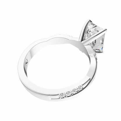 Emerald Infinity Accented Setting