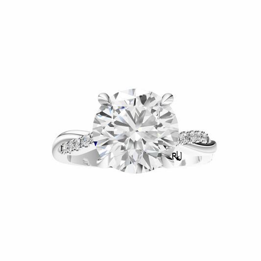 Round Infinity Accented Setting
