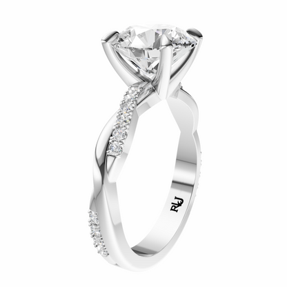 Round Infinity Accented Setting