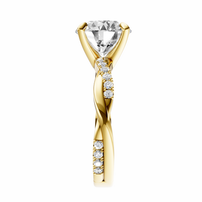 Round Infinity Accented Setting